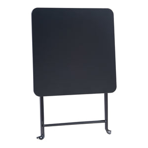 Table pliante Vegårshei acier 45 x 40 x 40 cm [en.casa]