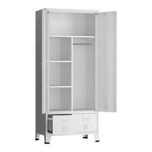 Kleiderschrank Hankasalmi 180x90x40 cm in versch. Farben [en.casa]