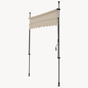Tenda da Sole a Muro 'Stem' con Pali di Supporto Telescopici pro.tec 