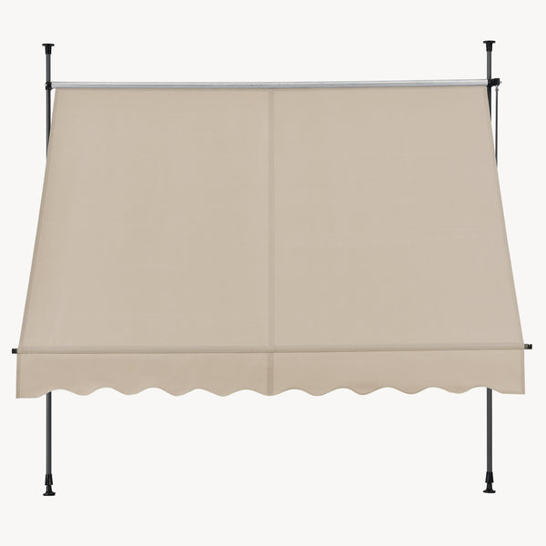 Tenda da Sole a Muro 'Stem' con Pali di Supporto Telescopici pro.tec 
