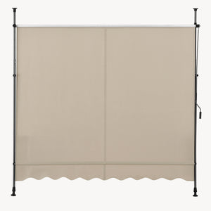 Tenda da Sole a Muro 'Stem' con Pali di Supporto Telescopici pro.tec 