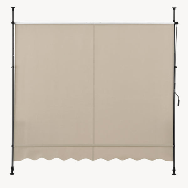 Tenda da Sole a Muro 'Stem' con Pali di Supporto Telescopici pro.tec 