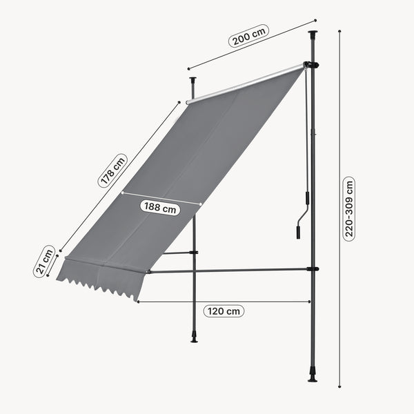 Klemmmarkise Stem [pro.tec]