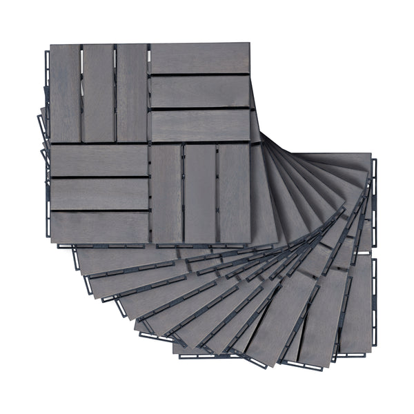Klickfliesen Alliste 10er Set [casa.pro]