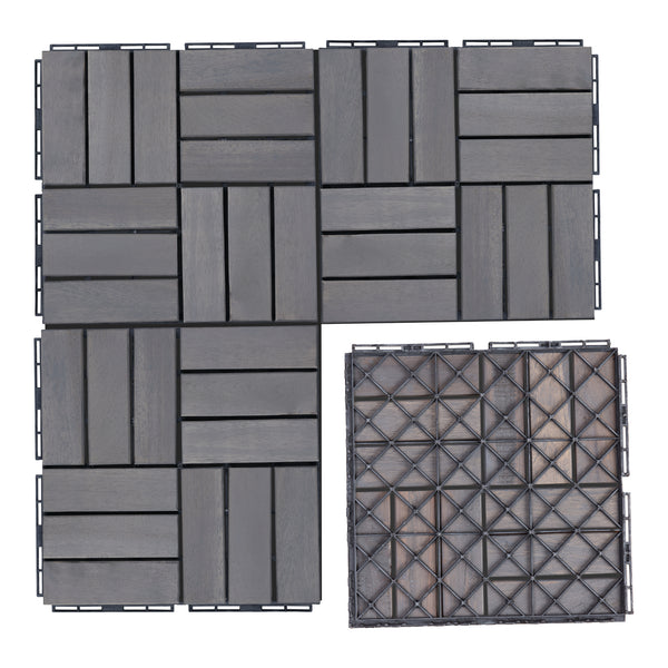 Klickfliesen Alliste 10er Set [casa.pro]