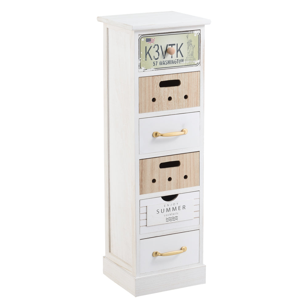 Cassettiera Salo con 6 cassetti 91x29x27cm in diversi colori [en.casa] - premiumXL