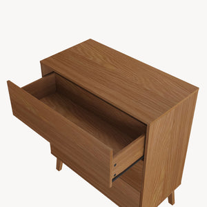 Cassettiera Aastmabospoo Comò a 3 Cassetti 90 x 80 x 40 cm  [en.casa]