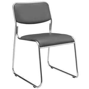 Konferenzstuhl 4er Set Kunstlederbezug in versch. Farben [pro.tec]