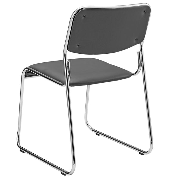 Konferenzstuhl 4er Set Kunstlederbezug in versch. Farben [pro.tec]