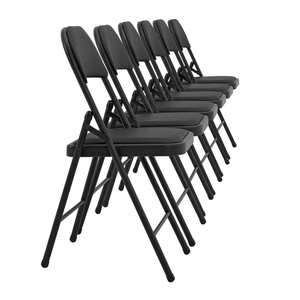 Sedia da conferenza set da 6 in similpelle in diversi colori [pro.tec] - premiumXL