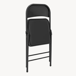 Set di 6 Sedie Pieghevoli da Conferenza con Telaio in Metallo 80 x 46 x 50 cm pro.tec