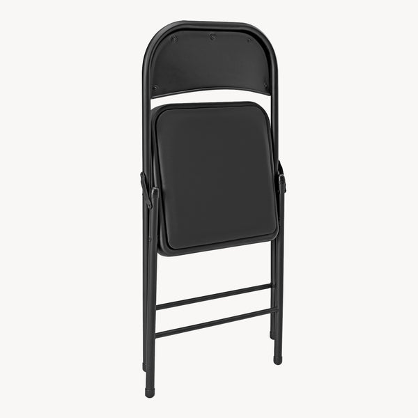 Set di 6 Sedie Pieghevoli da Conferenza con Telaio in Metallo 80 x 46 x 50 cm pro.tec