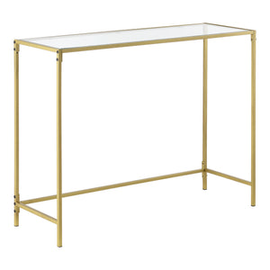 Table Console pour Salon Alajärvi en Verre 100 x 35 x 80 cm [en.casa]