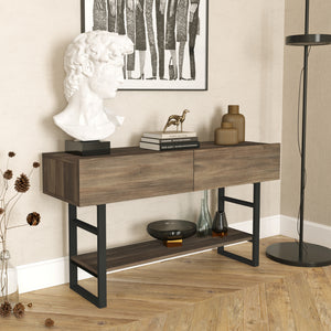 Console Lappeenranta 139x43x76cm en différentes couleurs [en.casa] - premiumXL