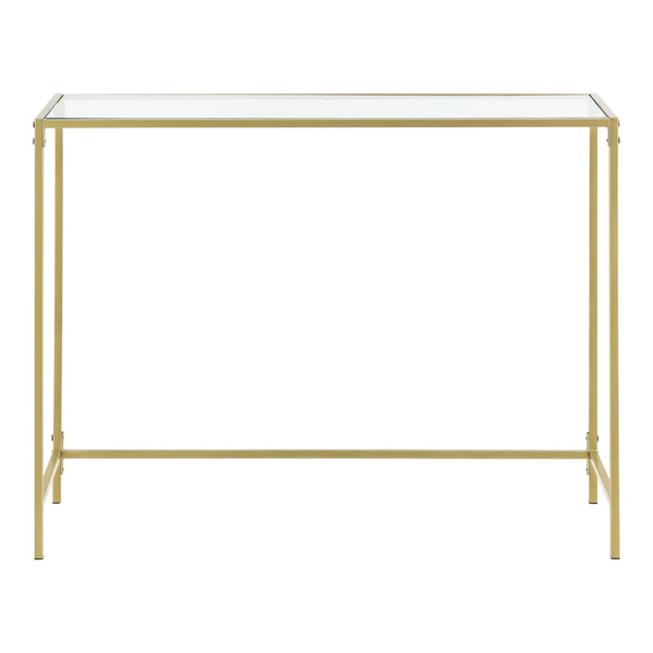 Table Console pour Salon Alajärvi en Verre 100 x 35 x 80 cm [en.casa]