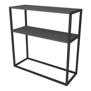 Table console Hemsedal avec surface de stockage 90 x 90 x 33,5 cm [en.casa]