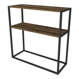 Table console Hemsedal avec surface de stockage 90 x 90 x 33,5 cm [en.casa]