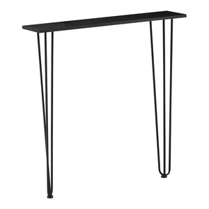 Table console Kokemäki noir [en.casa]
