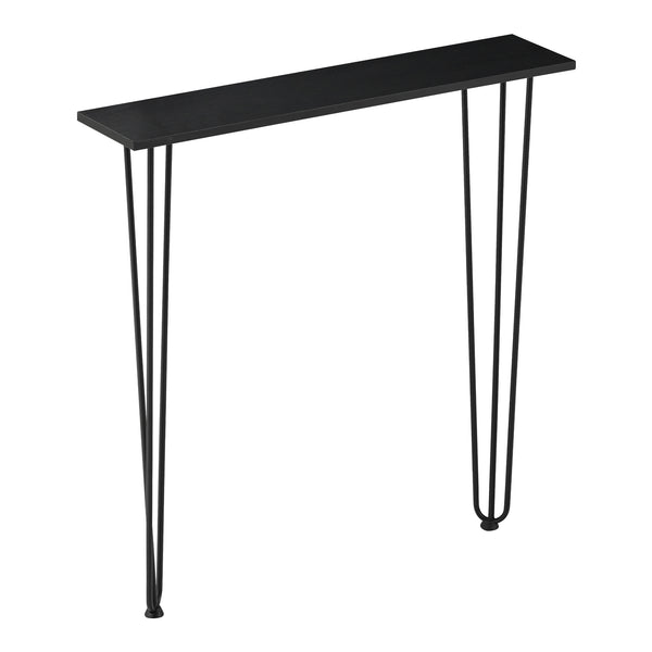 Table console Kokemäki noir [en.casa]