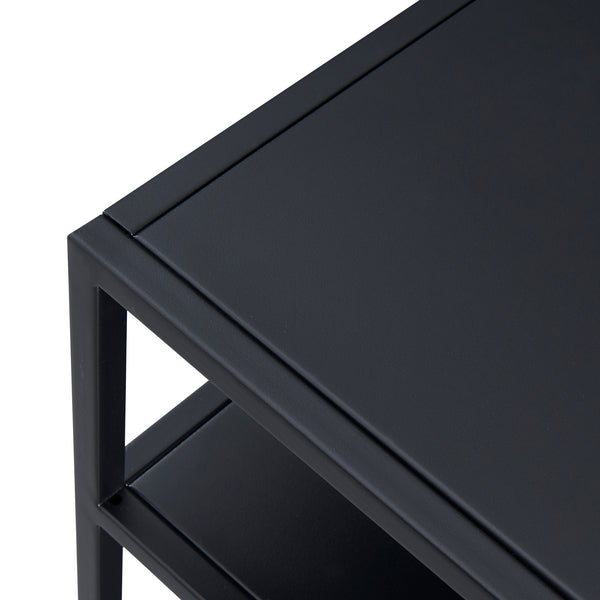Table console Kumlinge acier [en.casa]