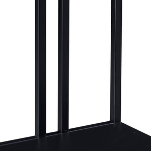 Table console Kumlinge acier [en.casa]