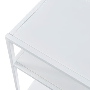 Table console Kumlinge acier [en.casa]