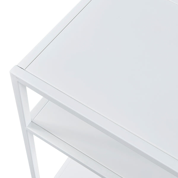 Table console Kumlinge acier [en.casa]