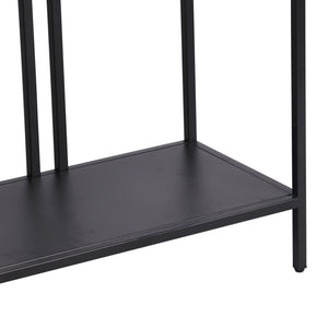 Table console Kumlinge acier [en.casa]