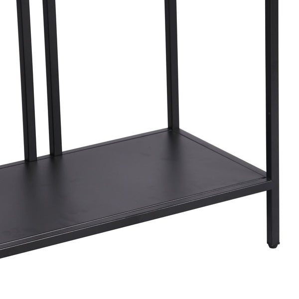 Table console Kumlinge acier [en.casa]