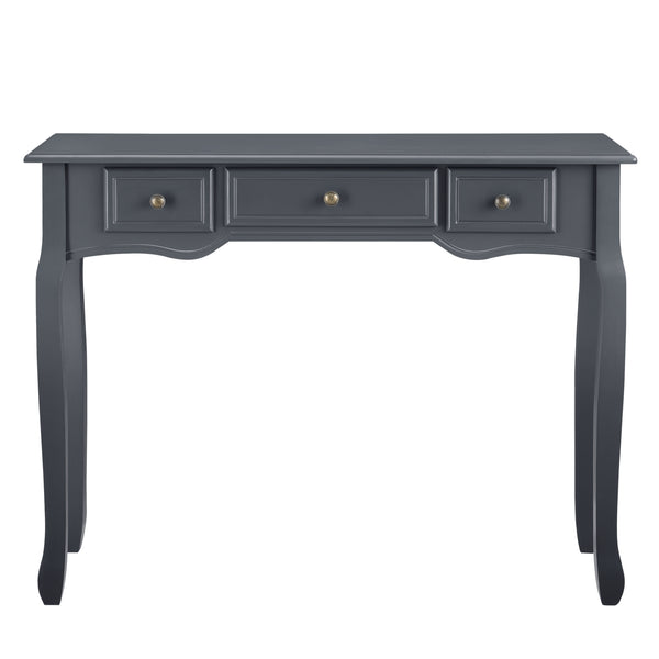 Table Console Hirschhorn avec 3 Tiroirs Plusieurs Couleurs 78 x 100 x 35 cm [en.casa]