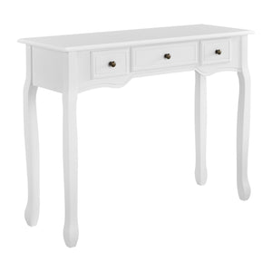 Table Console Hirschhorn avec 3 Tiroirs Plusieurs Couleurs 78 x 100 x 35 cm [en.casa]