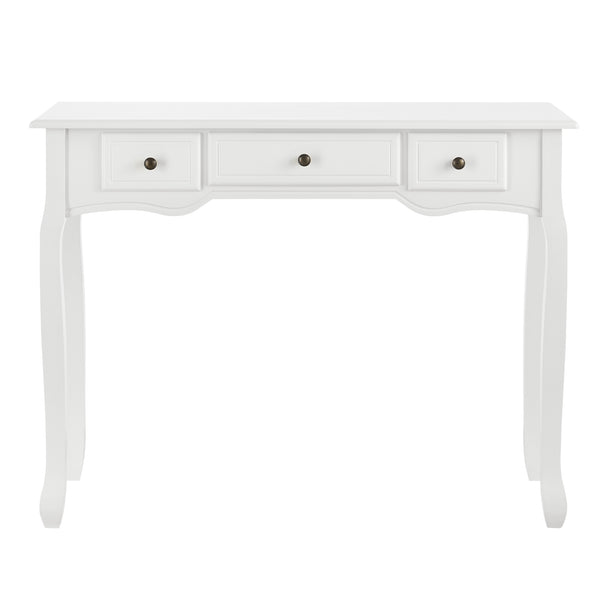 Table Console Hirschhorn avec 3 Tiroirs Plusieurs Couleurs 78 x 100 x 35 cm [en.casa]