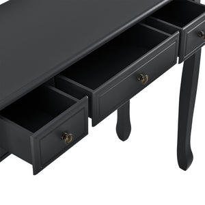 Table Console Hirschhorn avec 3 Tiroirs Plusieurs Couleurs 78 x 100 x 35 cm [en.casa]