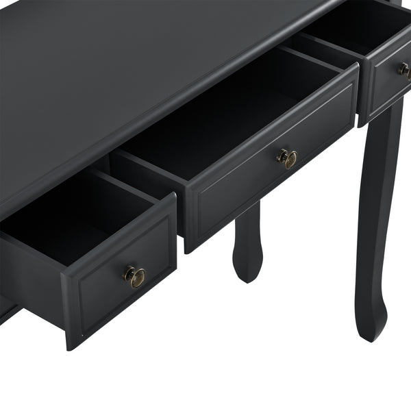 Table Console Hirschhorn avec 3 Tiroirs Plusieurs Couleurs 78 x 100 x 35 cm [en.casa]