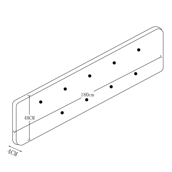 Tête de lit Tokke [en.casa]