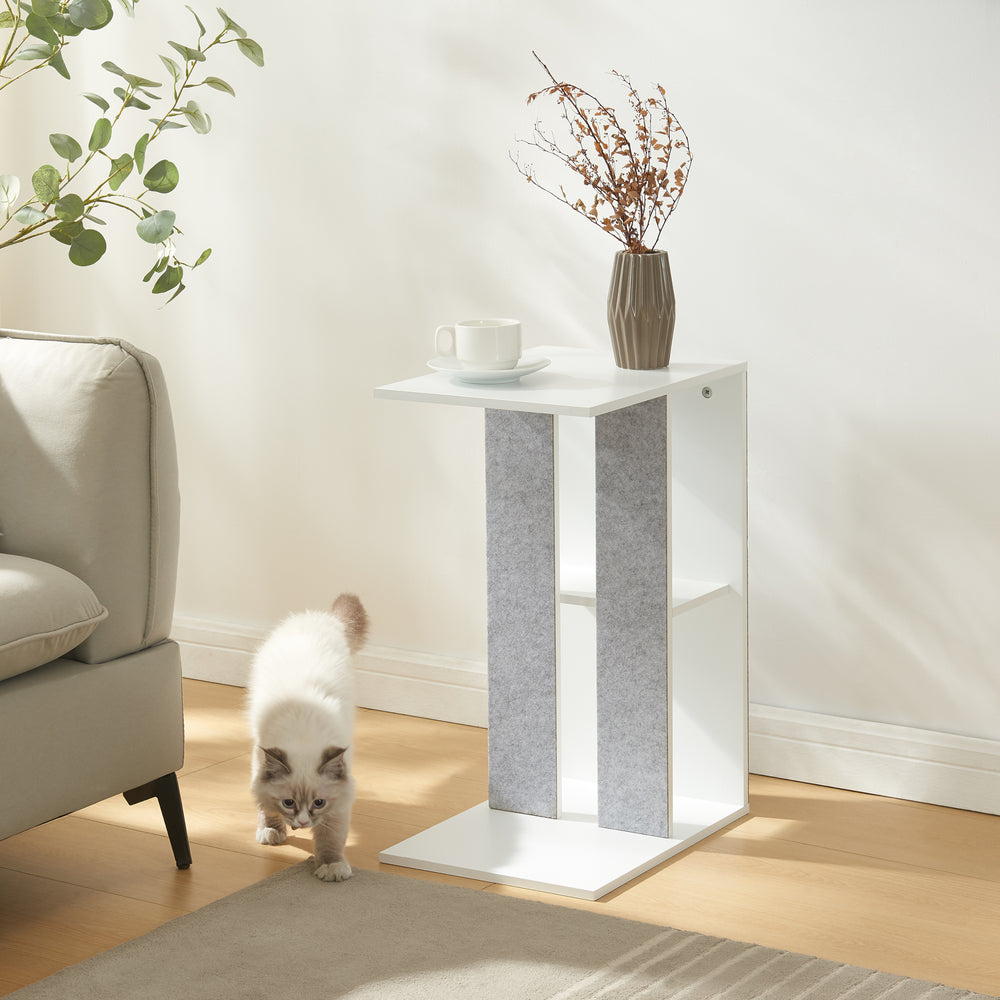 Tavolino con superficie tiragraffi Ljungby Bianco [en.casa] - premiumXL