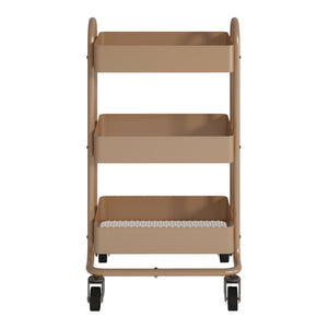 Chariot de service Pyhäntä à 3 paniers acier 79 x 46 x 35 cm [en.casa]