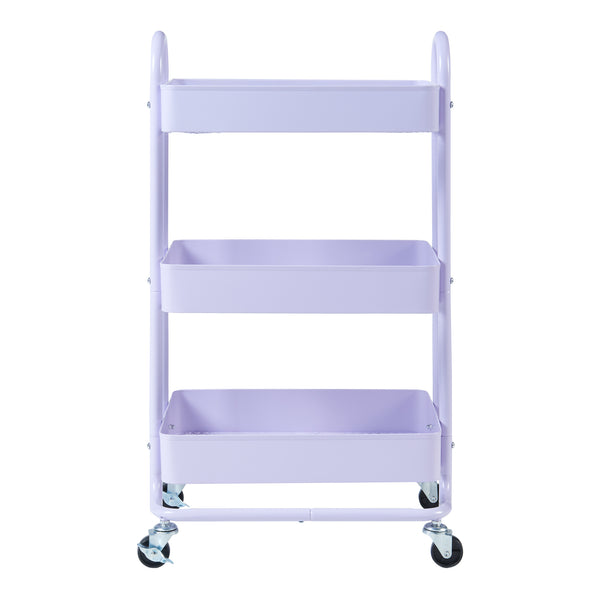 Chariot de service Pyhäntä acier [en.casa]