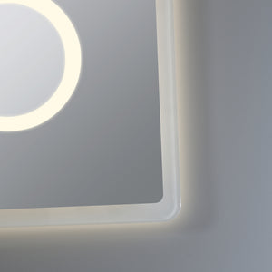 Miroir LED Racale pour salle de bain blanc pro.tec