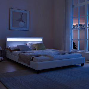 Polsterbett Paris LED RGB Beleuchtung Kaltschaummatratze in versch. Ausführungen Corium