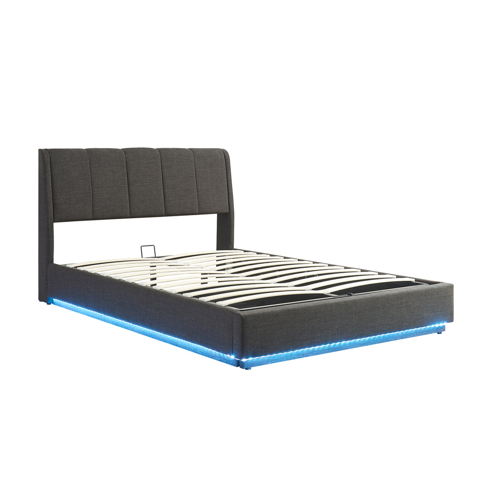 LED Polsterbett Tröstiar [en.casa]