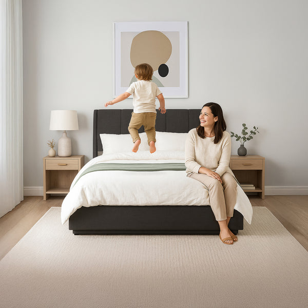 LED Polsterbett Tröstiar [en.casa]