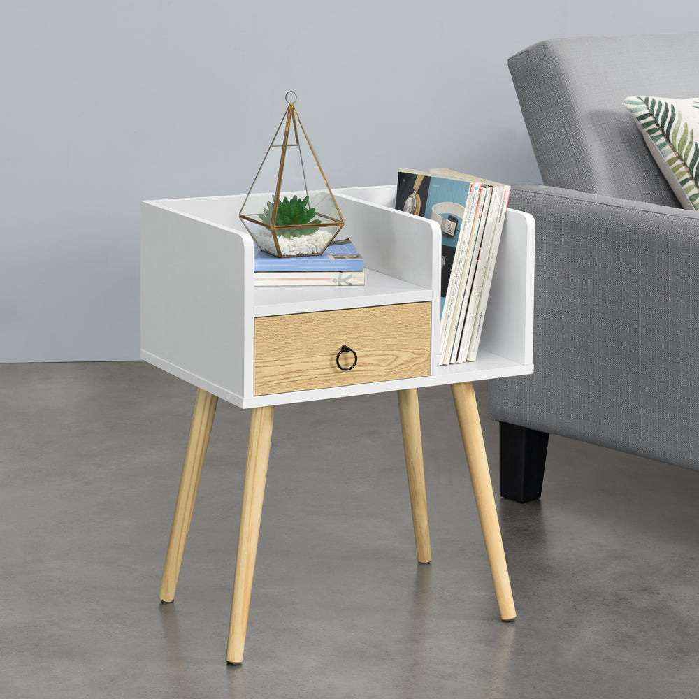 Table d’appoint Gibbston 64x50x36 cm en différentes couleurs en.casa - premiumXL