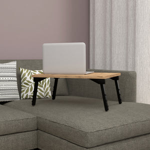 Tablette de lit Vadsø pliable 23,5 x 60 x 35,5 cm [en.casa]
