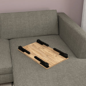 Tablette de lit Vadsø pliable 23,5 x 60 x 35,5 cm [en.casa]