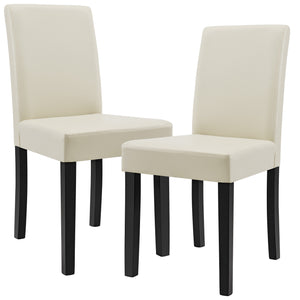 Sedia da pranzo Hamburg set da 2 in similpelle [en.casa] - premiumXL