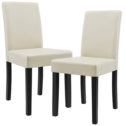 Sedia da pranzo Hamburg set da 2 in similpelle [en.casa] - premiumXL