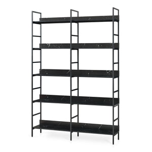 Libreria Noskik Scaffale da Terra con Ripiani 180 x 120 x 30 cm [en.casa]

