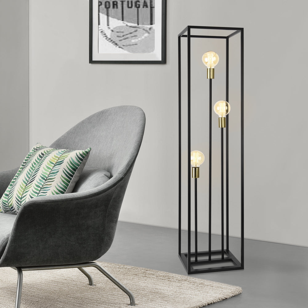 Lampadaire Groningen 3 lumières métal [lux.pro] - premiumXL