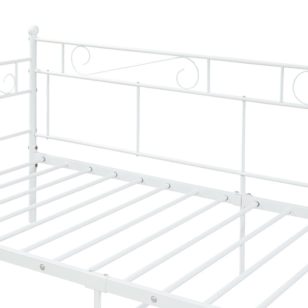 Divano Letto con Materasso 90x200 cm Sofa in Acciaio [en.casa]